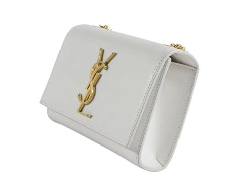 bolso yves saint laurent blanco